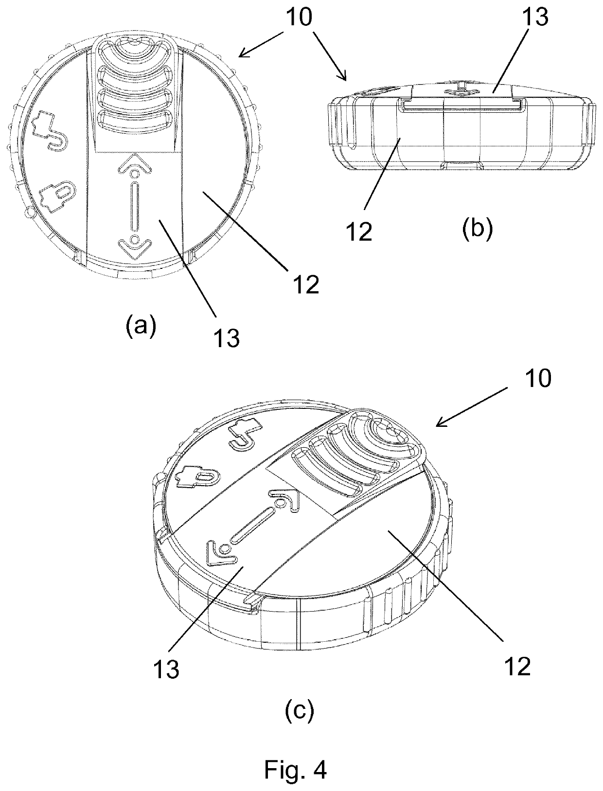 Lid for medical implant