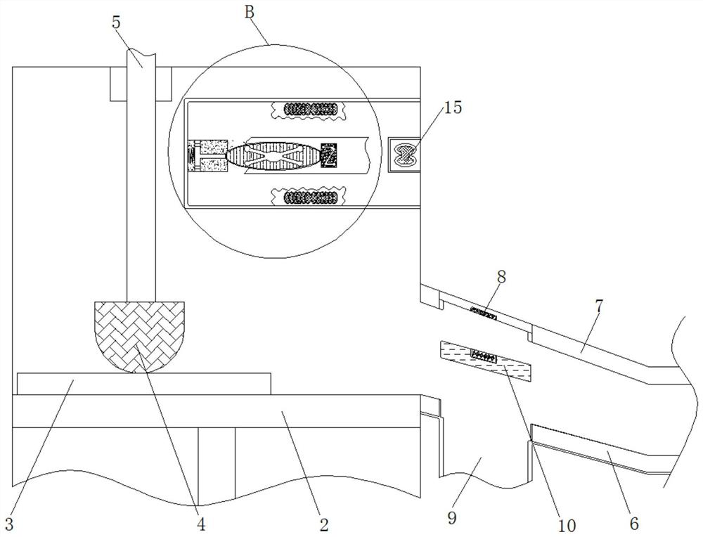 Device for detecting flatness of intelligent mobile phone shell when leaving factory