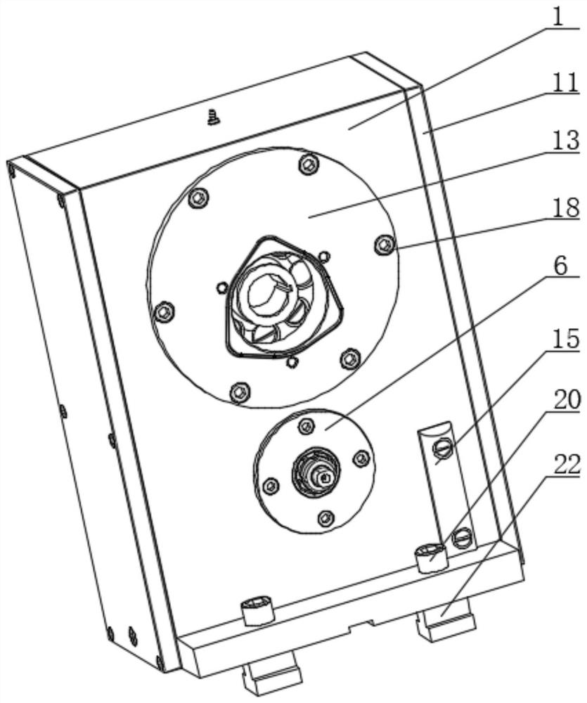 A gearbox for verifying the axial force of oil pump products