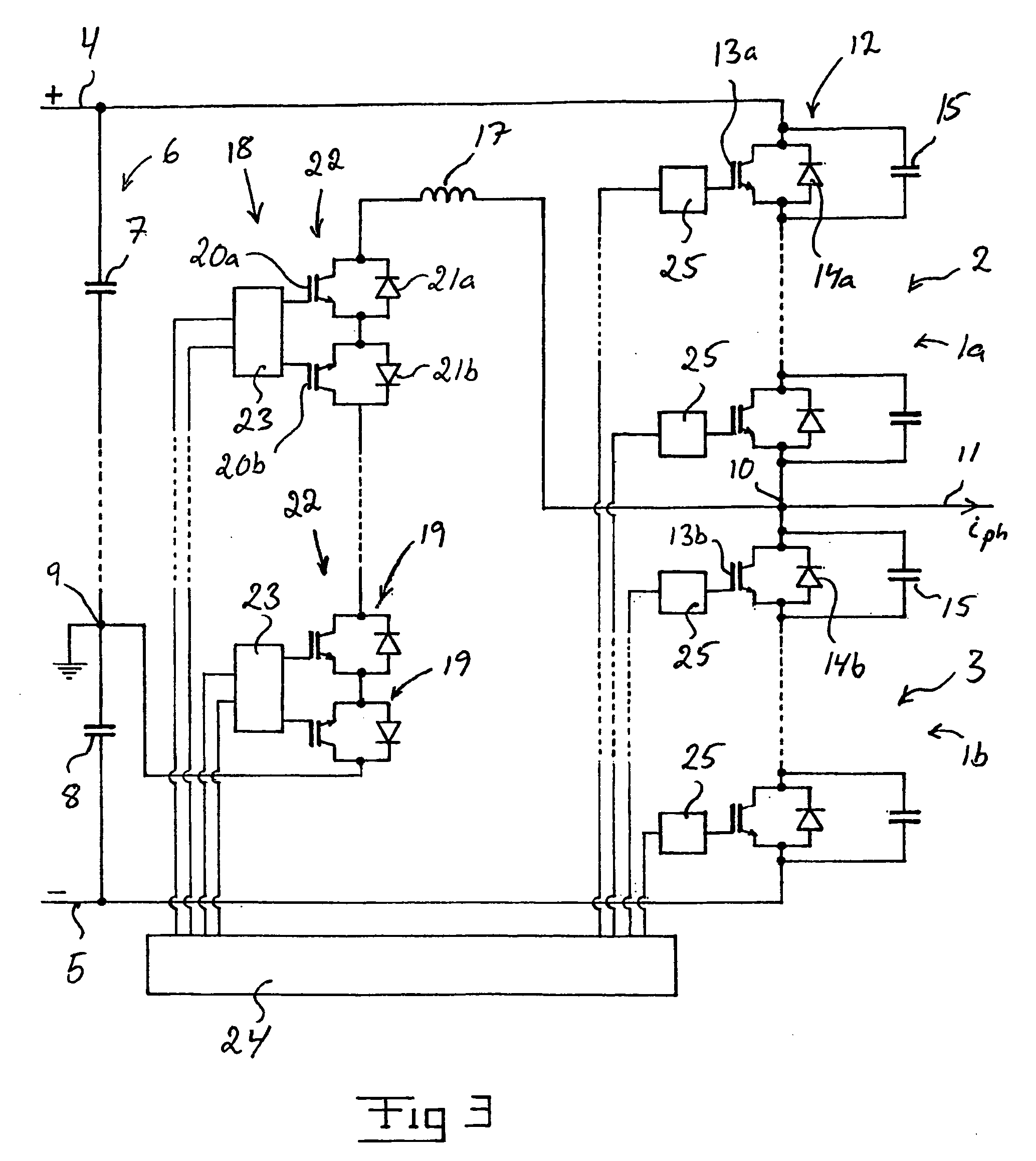 Converter and a method for controlling a converter