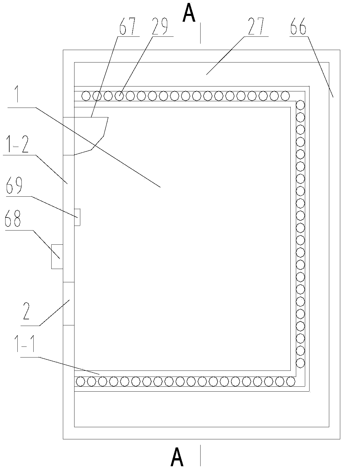 High cold and heat stress indoor climate simulation device