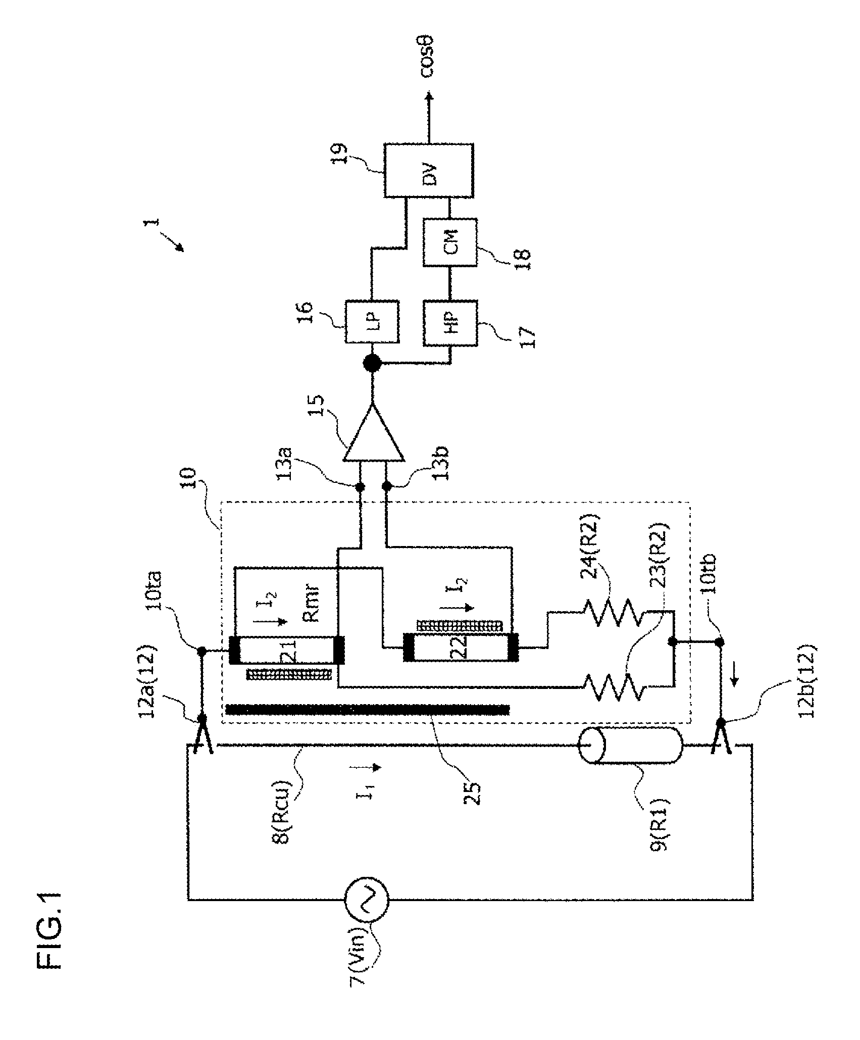 Power factor measurement device