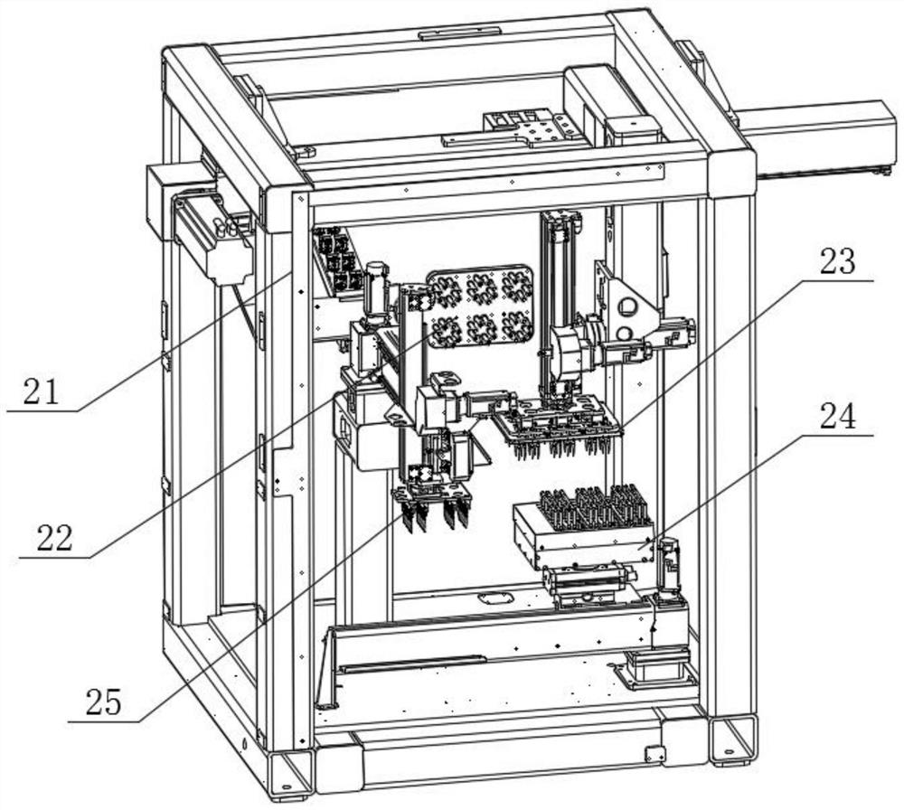 Intelligent production line system for pipette heads