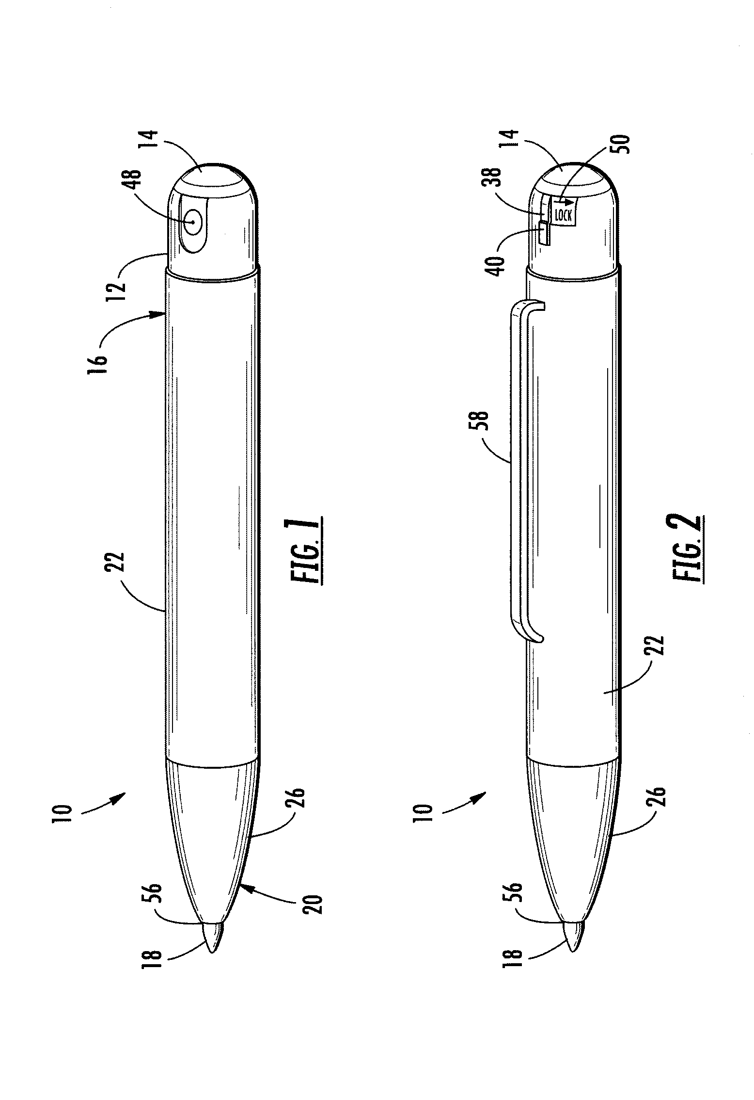 Antimicrobial hand sanitizer and writing pen