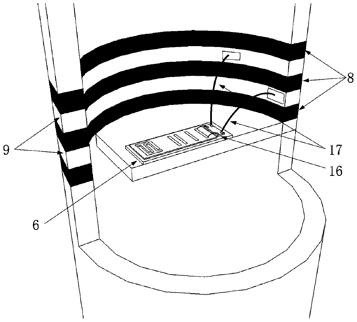 Detection system and detection method of soil temperature-humidity three-dimension map based on unmanned aerial vehicle and acoustic surface wave sensor nodes