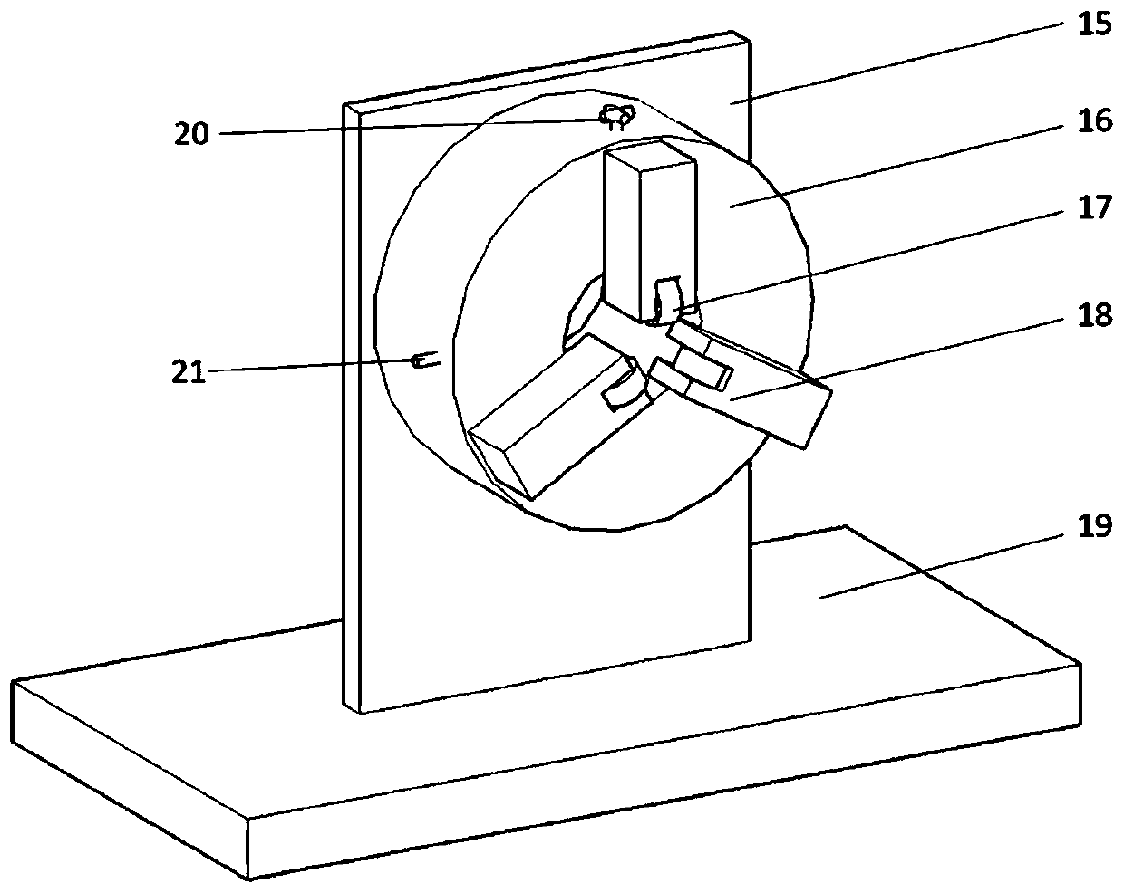 Variable-bar-diameter Hopkinson pressure bar experimental device and method