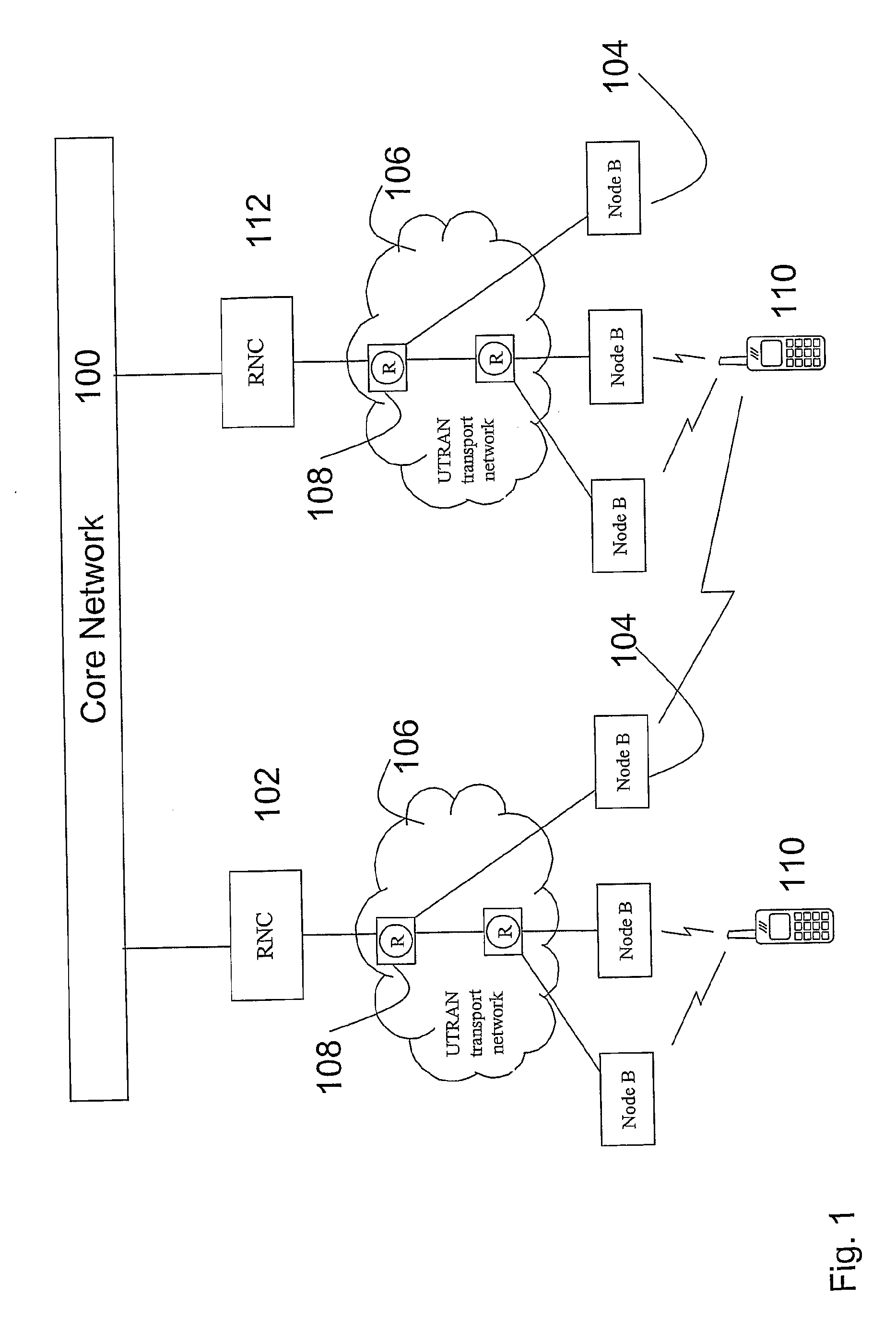 Arrangements and method for handling macro diversity in utran transport network