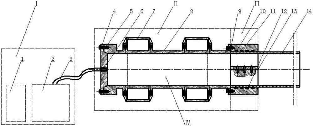 Driving device for internal inspection of magnetic flux leakage of industrial pipeline and using method of driving device