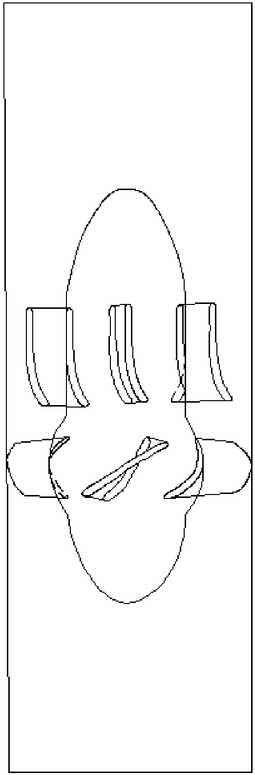 Method for predicting fatigue service life of water pump vane and confirming optimal space with guide vane