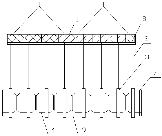 Sinking and laying process of large-diameter HDPE pipeline under complex offshore working condition