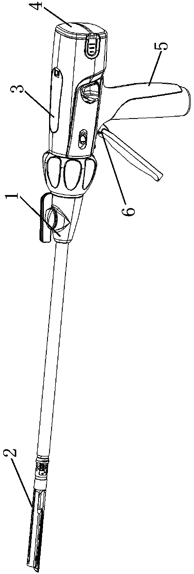 Osculating assembly steering device of electric endoscope anastomat