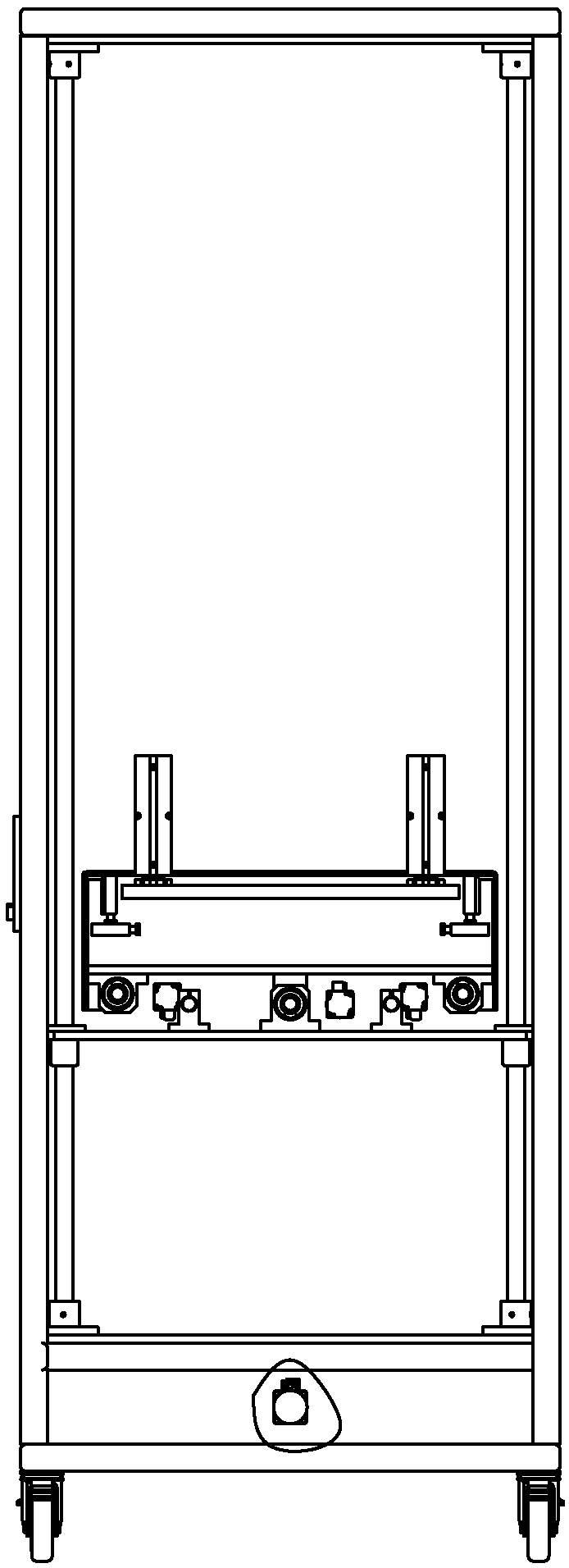 Automatic transfer system of adjustable loading tray for final sterilized product