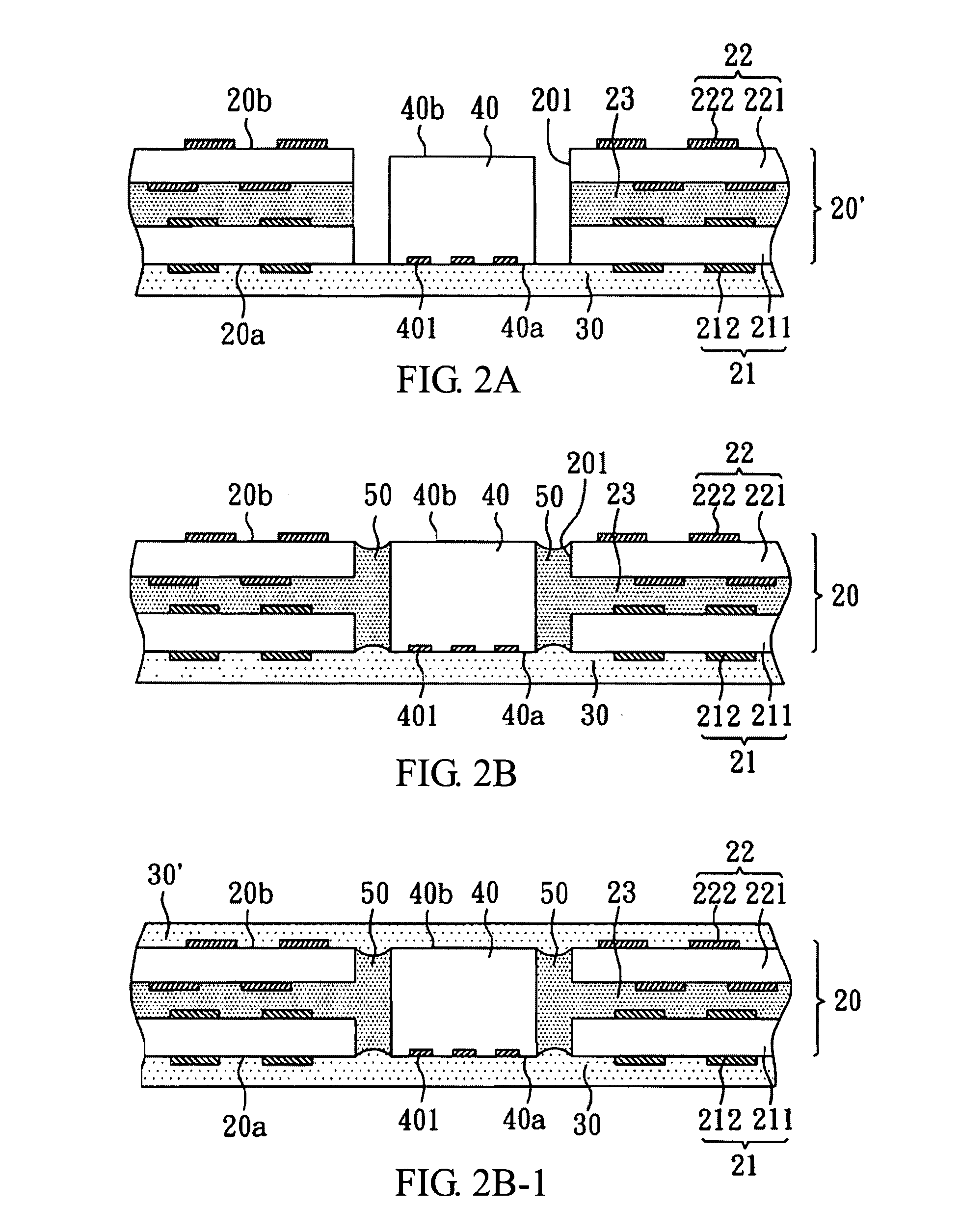 Carrier structure for semiconductor chip and method for manufacturing the same