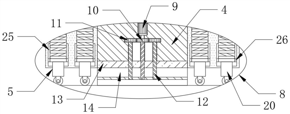 High-performance rail gnawing prevention multi-point positioning crane