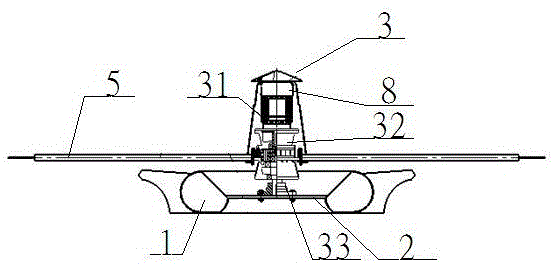 A self-floating impeller aerator