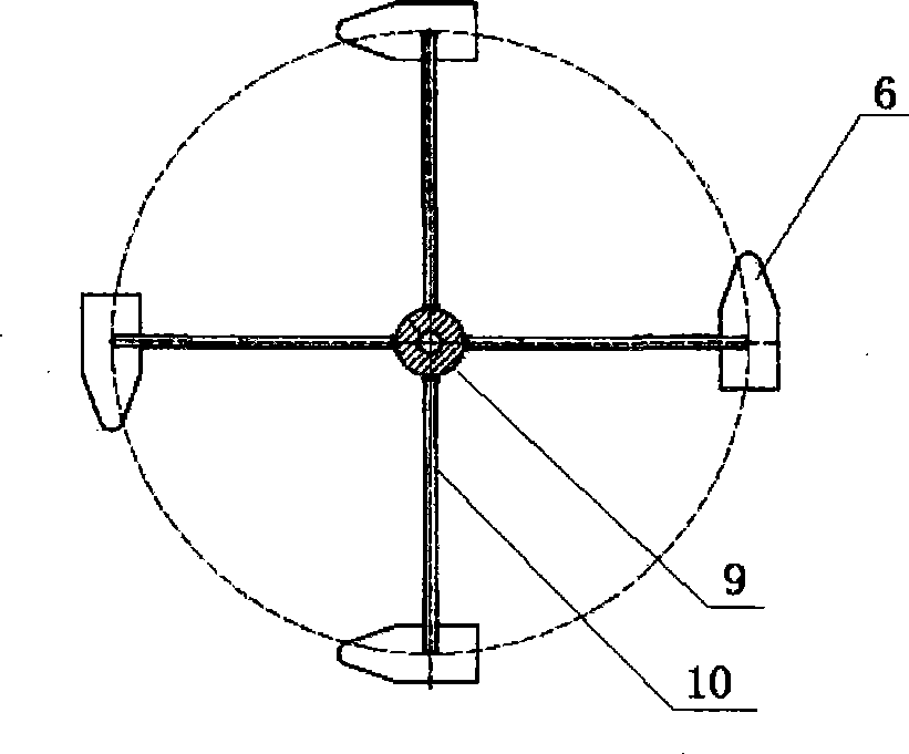 Sailing vessel type floating wind power generator