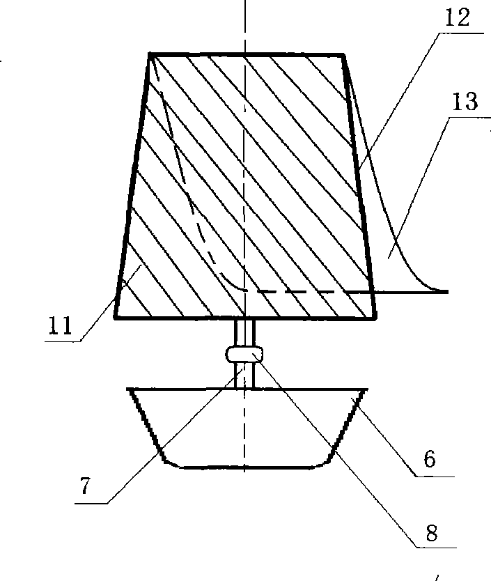 Sailing vessel type floating wind power generator