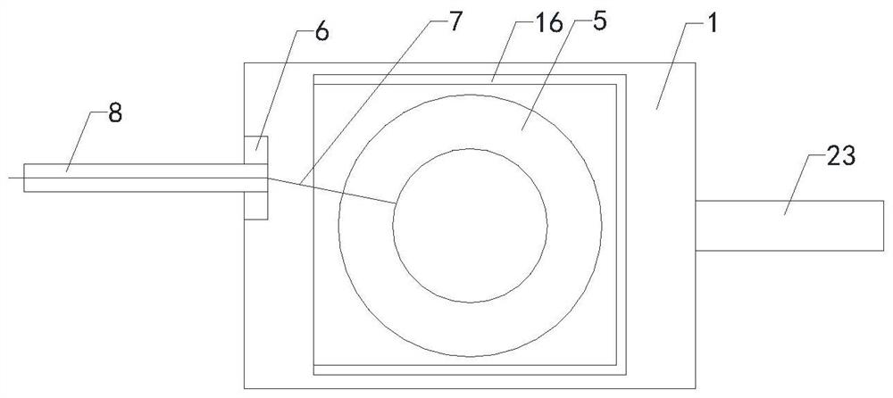 Wire pipe penetrating device for building transformation