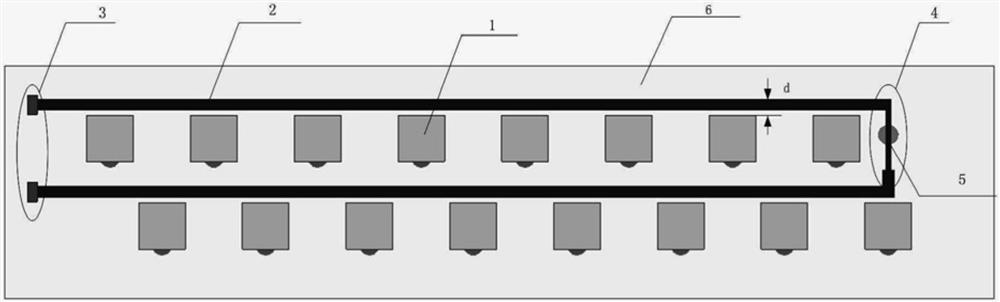 In-level monitoring device for active phased array antenna unit