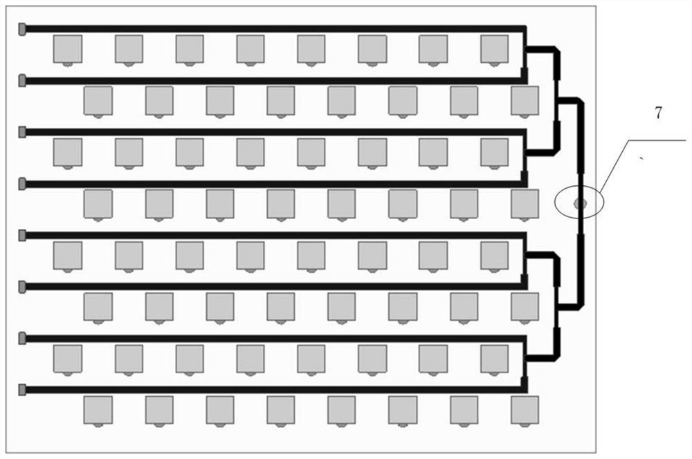 In-level monitoring device for active phased array antenna unit