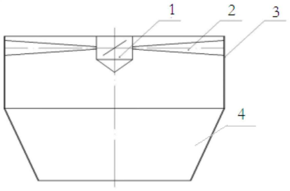 In-furnace rotational flow fly ash reburning device