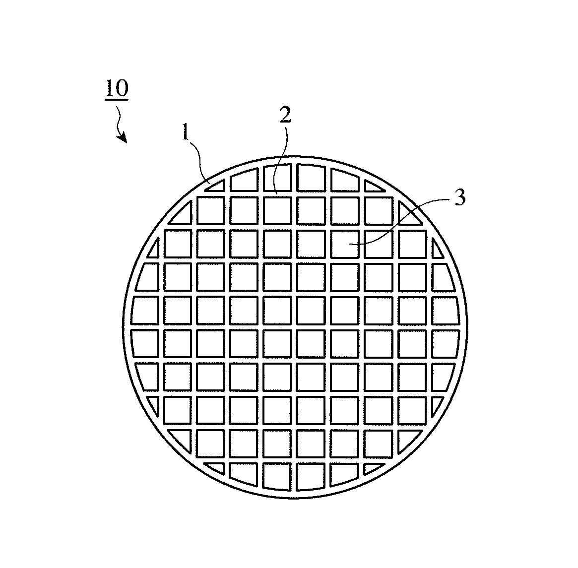 Cordierite-type ceramic honeycomb structure and its production method