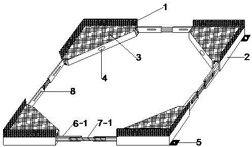 A telescopic feeding machine weighing base