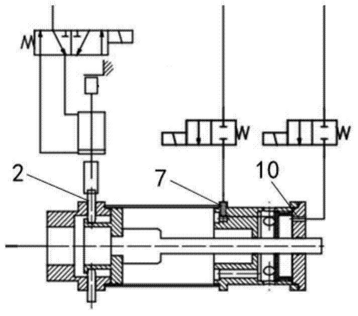 High-speed cylinder with buffer device