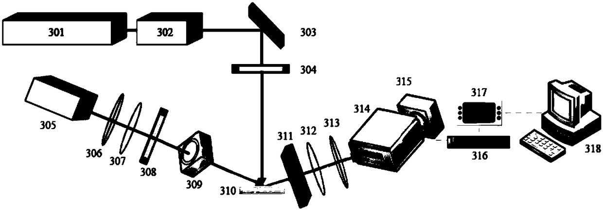 A device and method for detecting time-resolved transient absorption spectrum