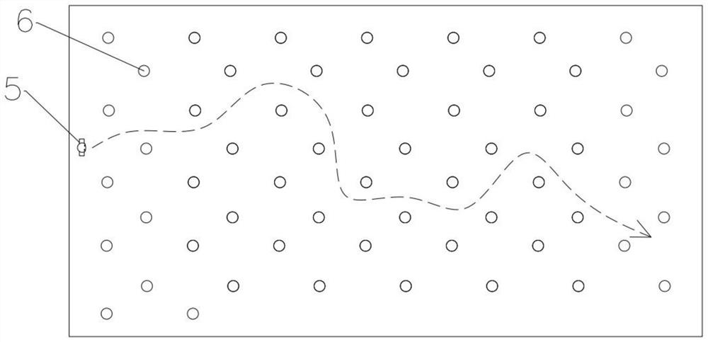 Passive radio frequency sensing tag and step counting method