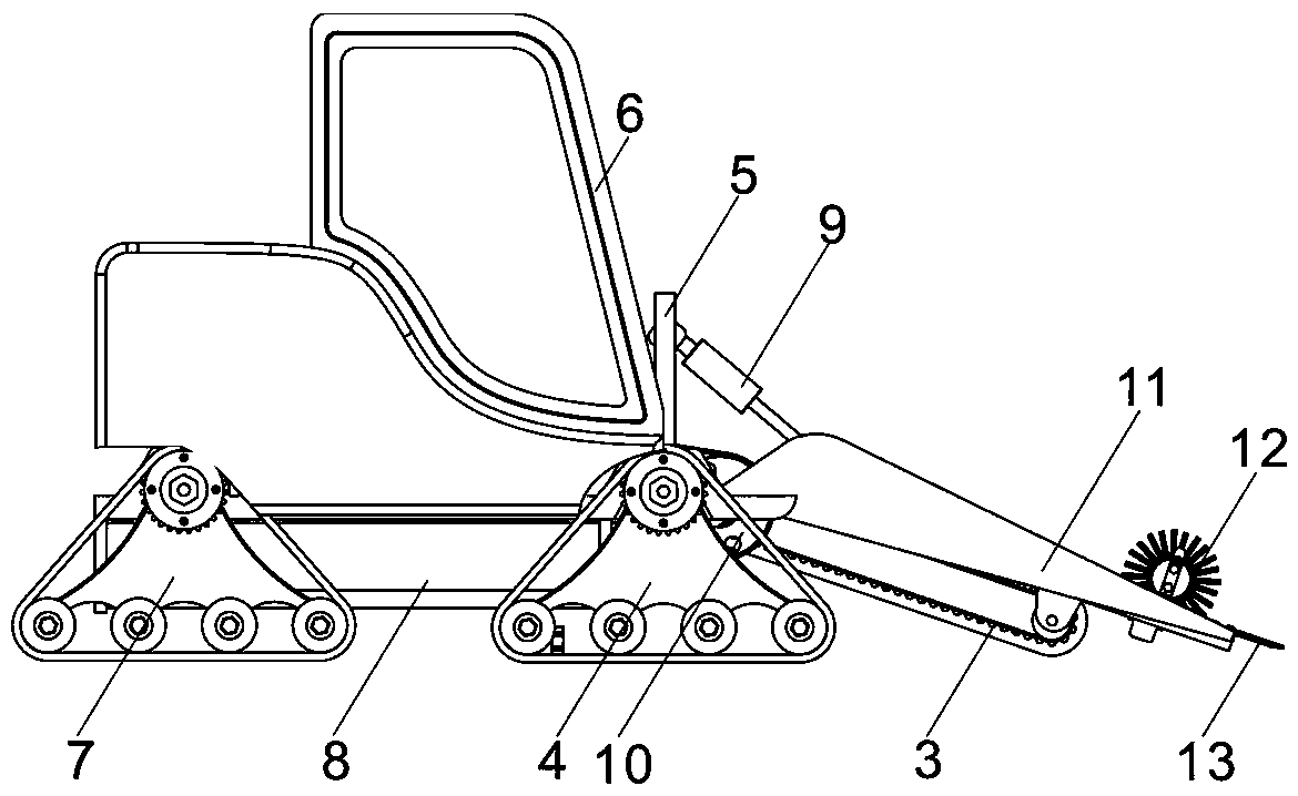 Screening cleaning equipment for desert waste