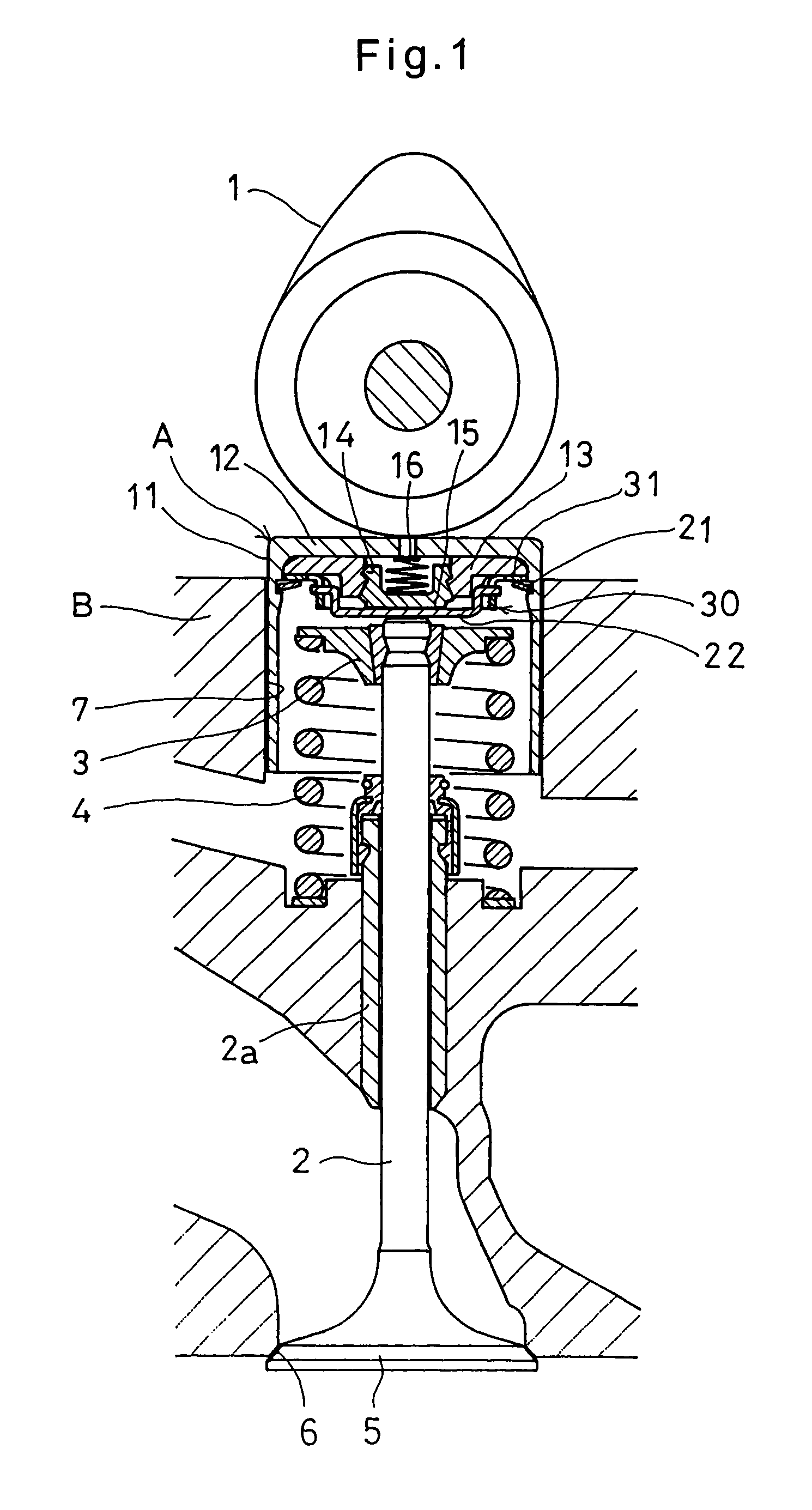 Lash adjuster for valve gear