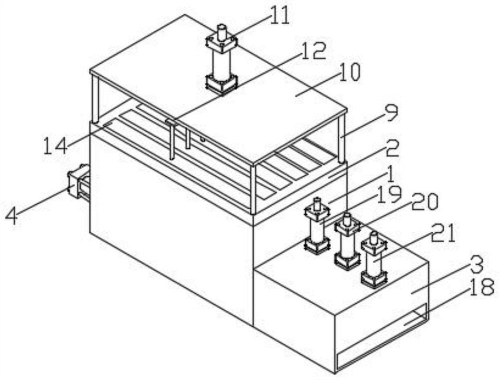 Carbon plate cutting device and using method thereof