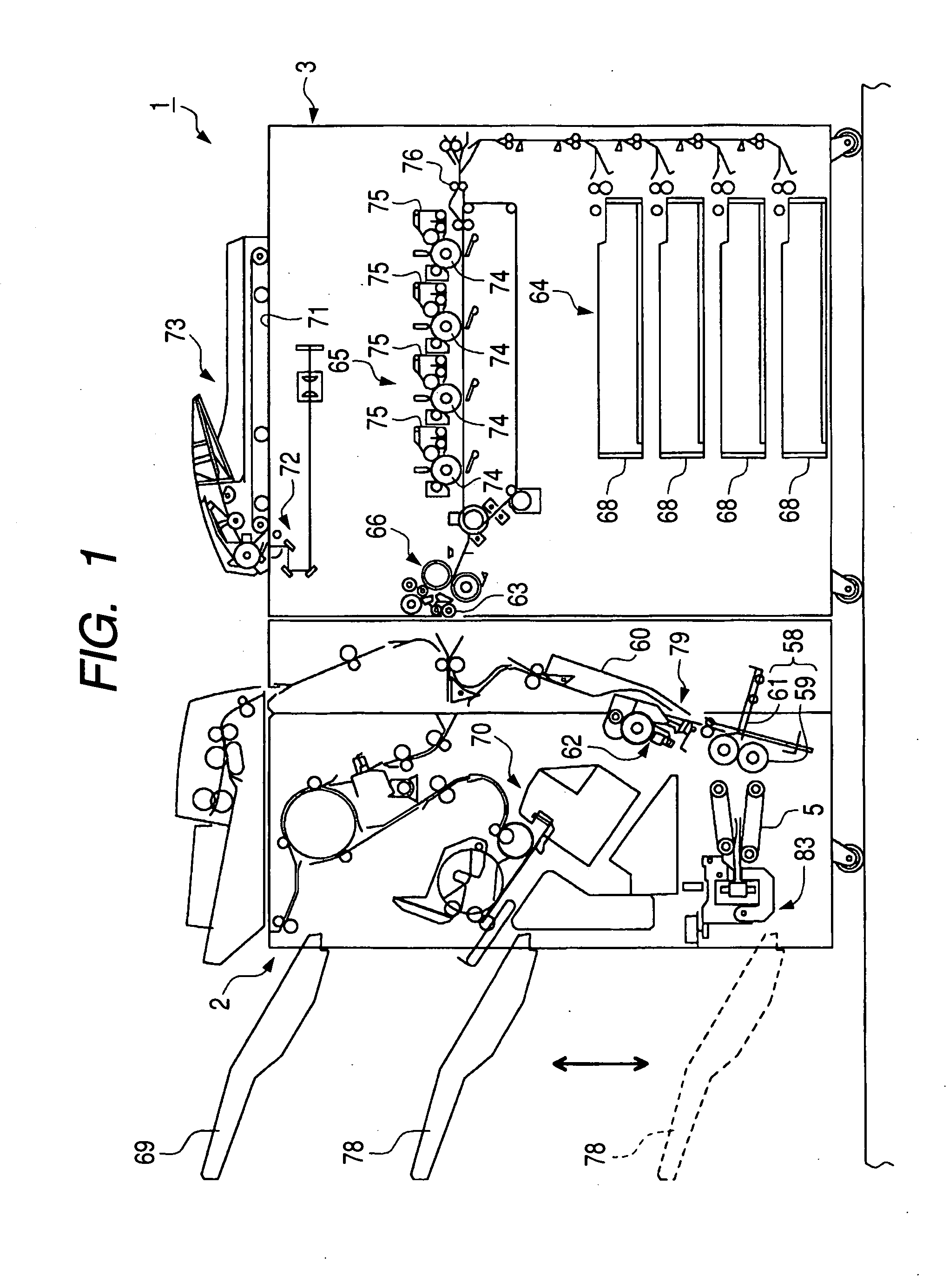 Spine folded portion flattening apparatus, sheet treating apparatus and image forming apparatus