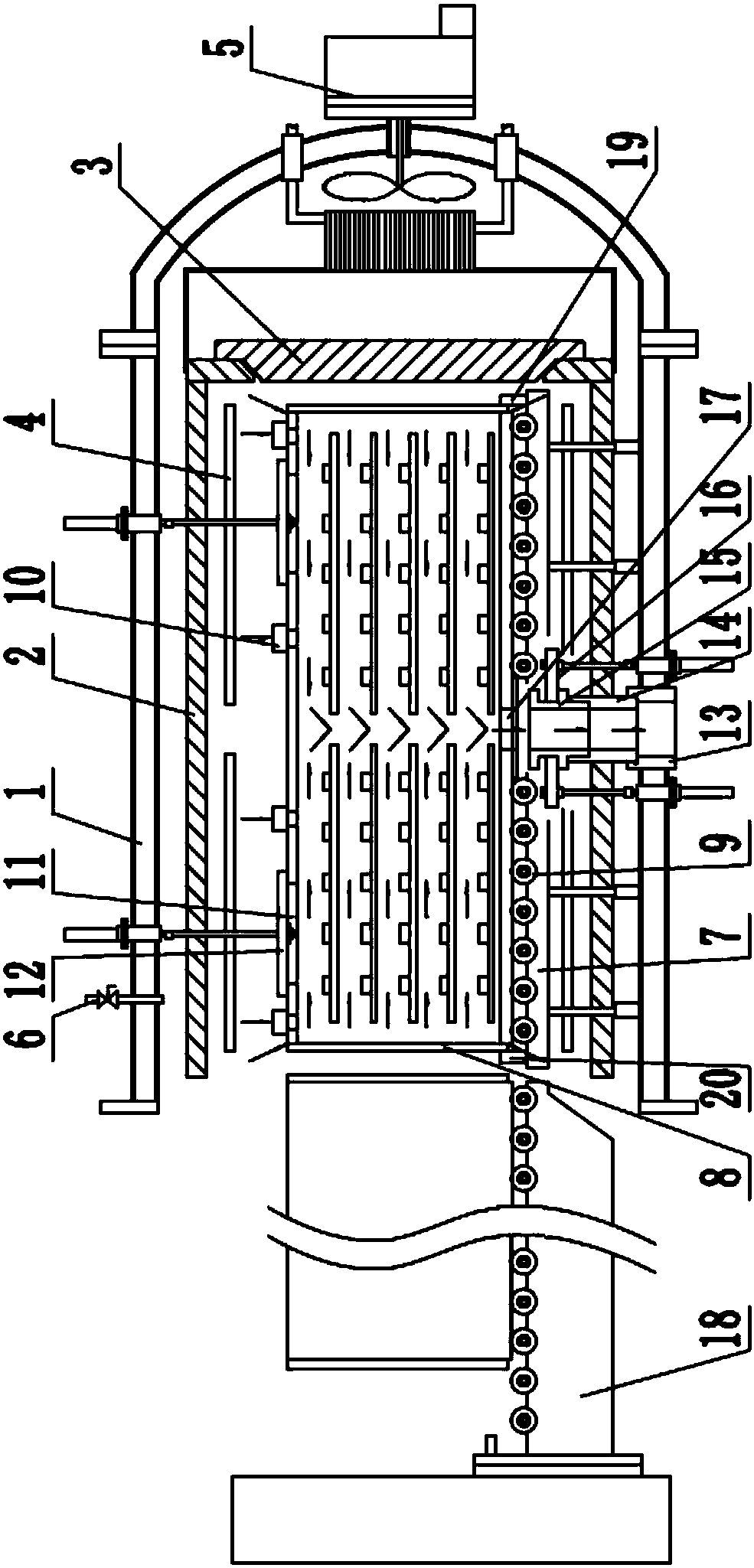 Vacuum degreasing sintering furnace