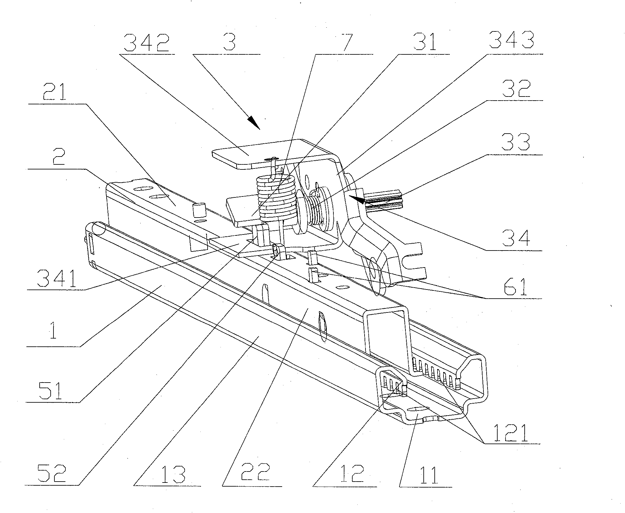 Vehicle seat sliding mechanism