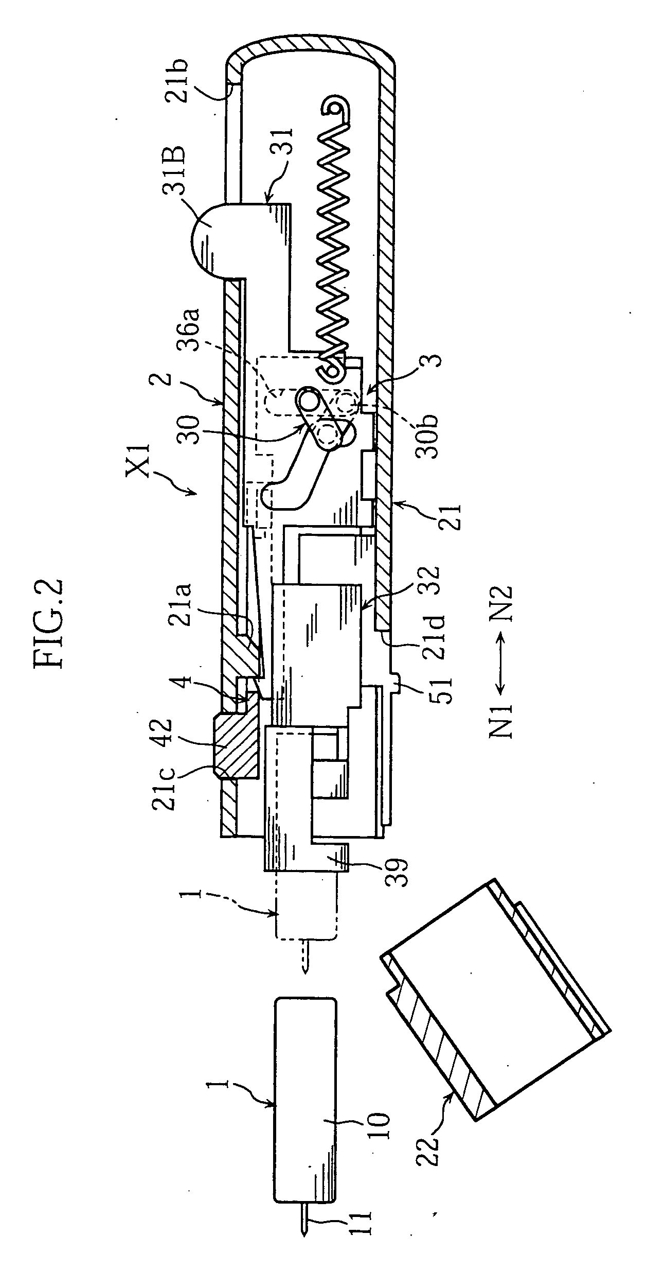 Needle insertion device