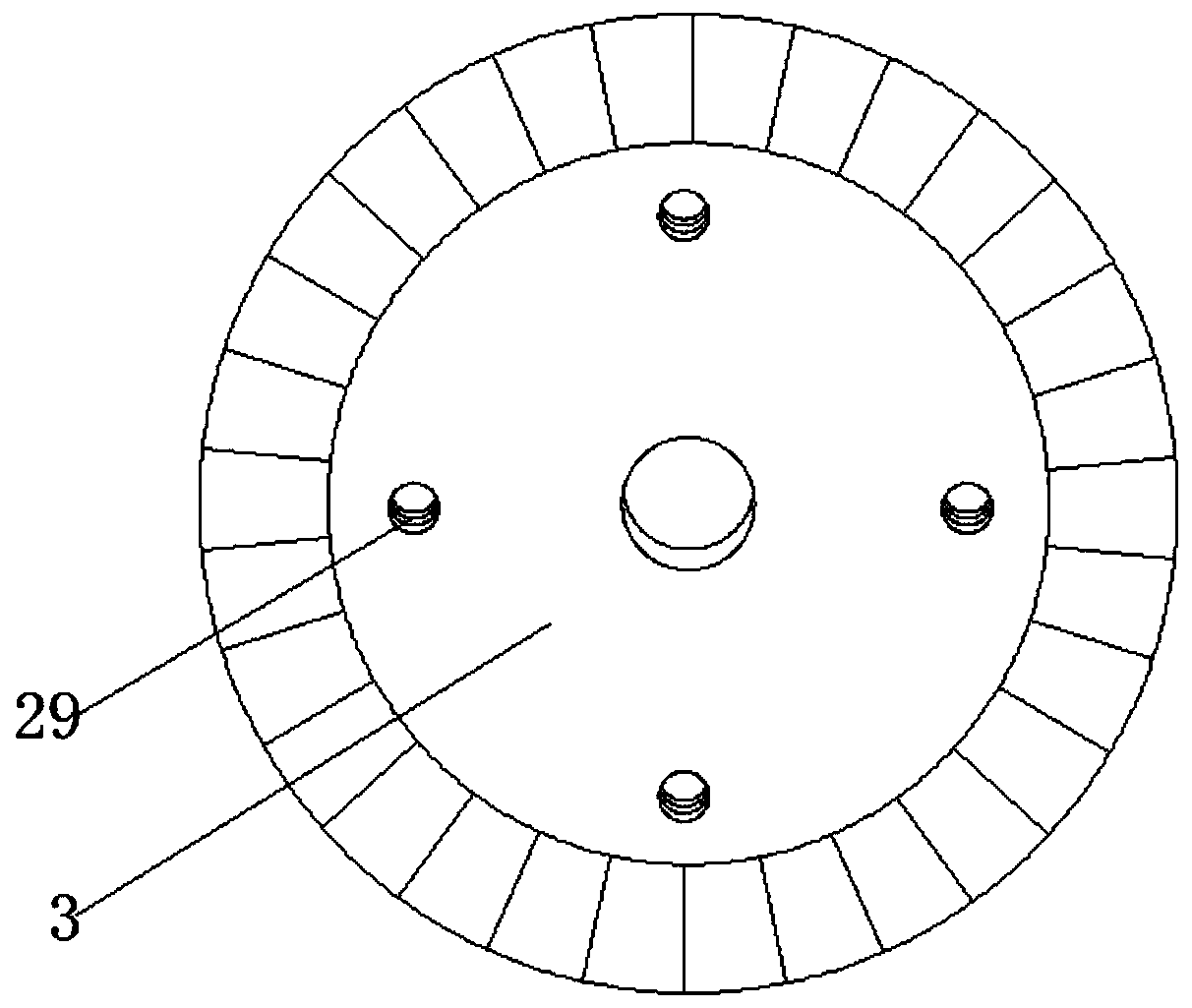 Cooling structure of motor