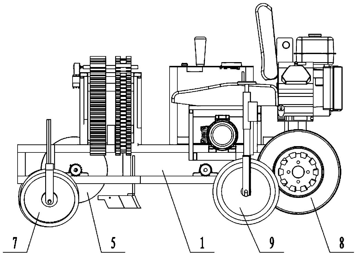 Novel green Chinese onion transplanter