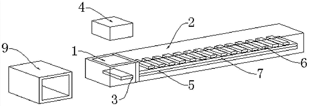 A kind of multiple urine detection test paper box