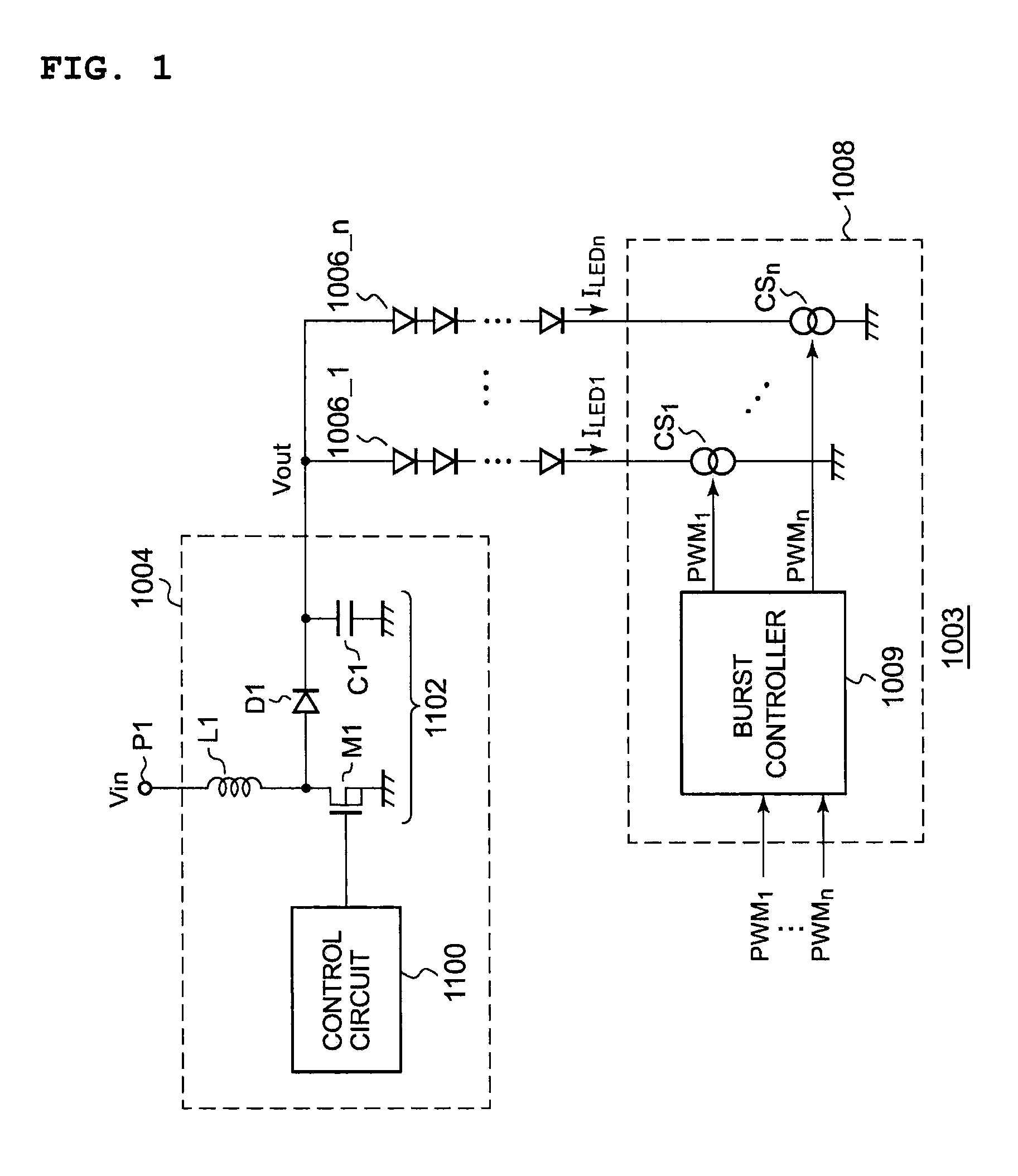 Current drive circuit for light emitting diode