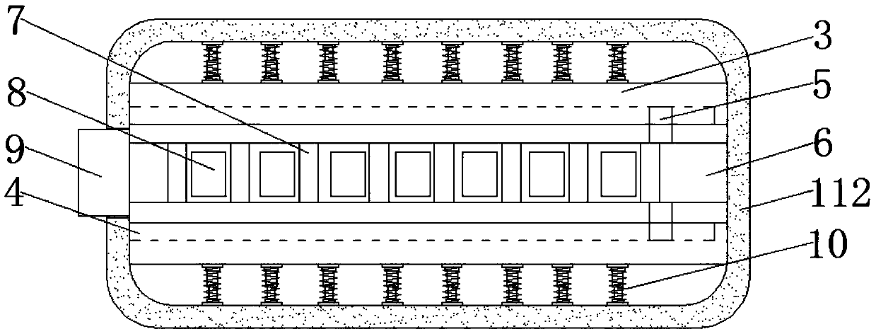 Carpet provided with adsorption bag