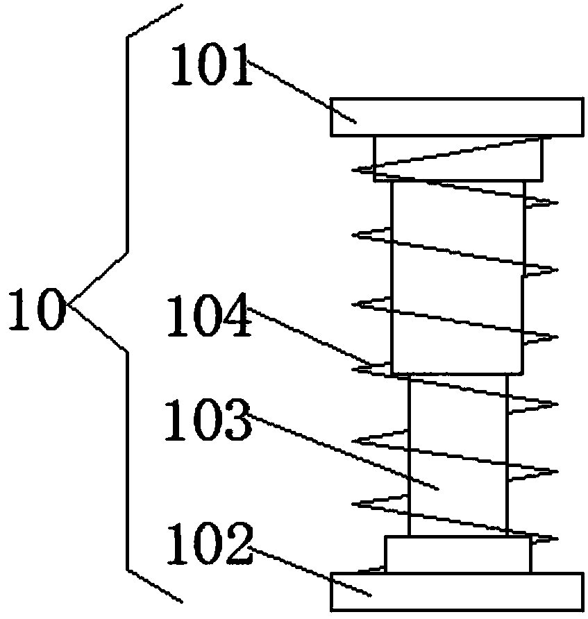 Carpet provided with adsorption bag