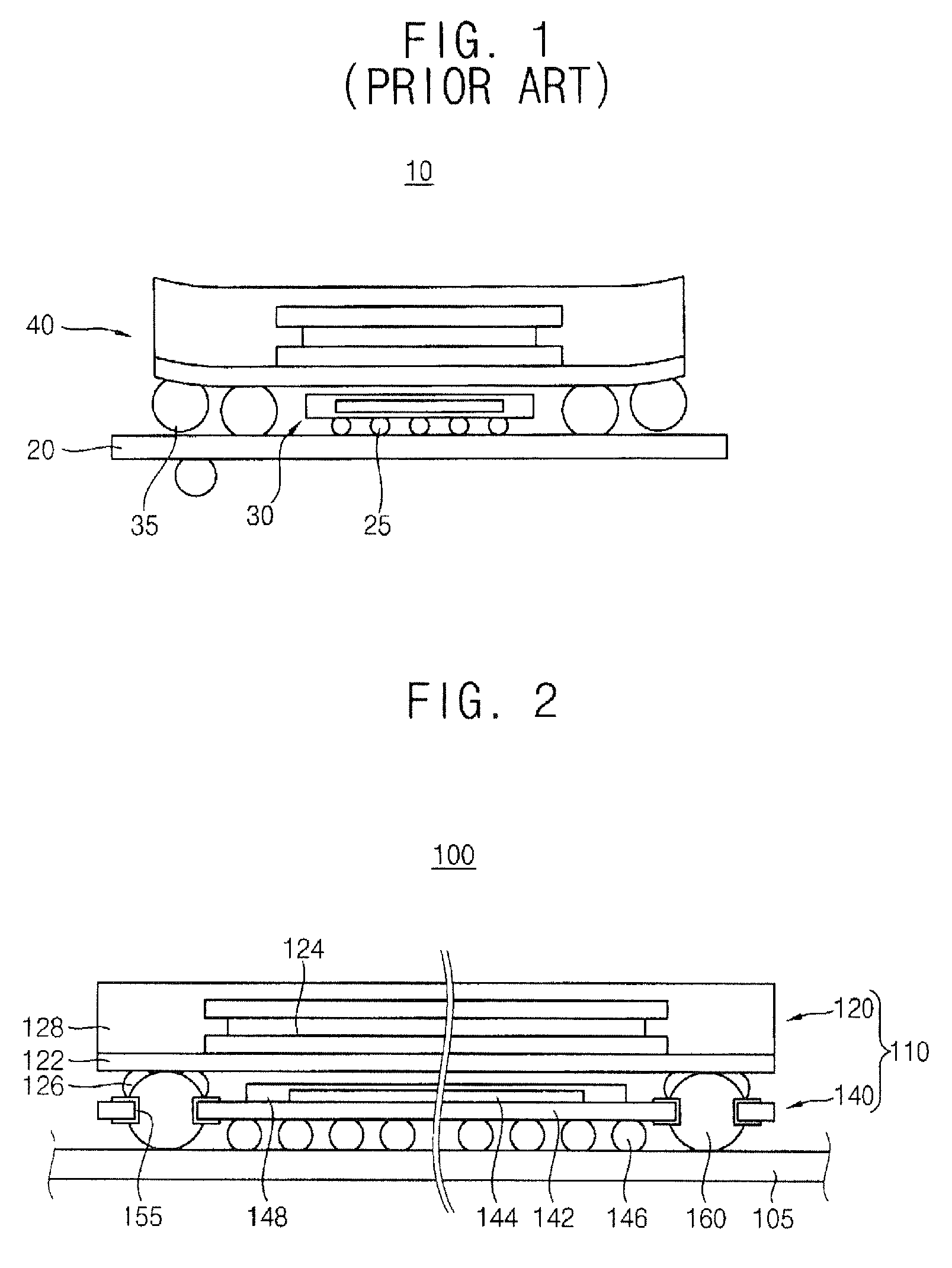 Multi-stacked package and method of manufacturing the same