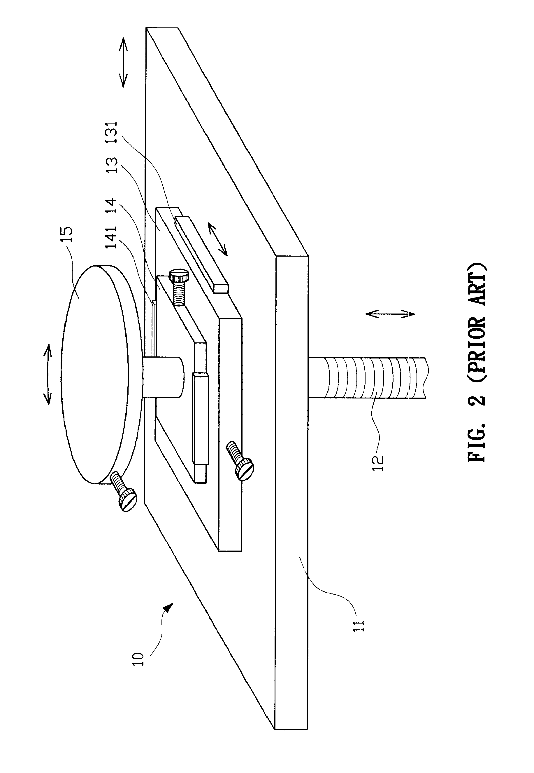 Adjusting apparatus