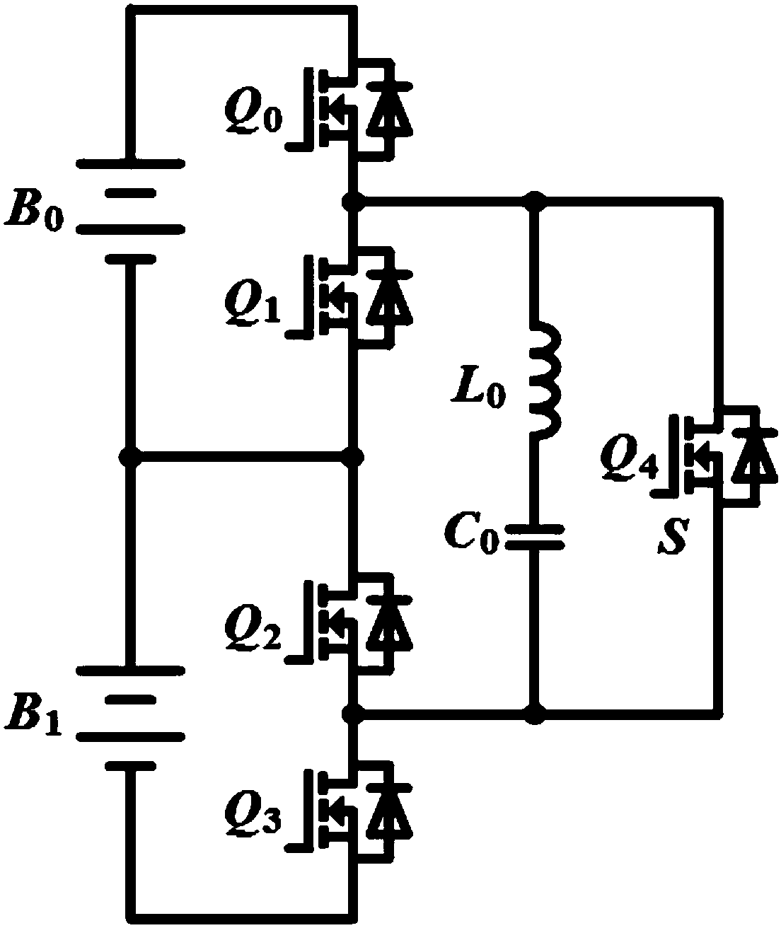 Adjacent Cell-to-Cell equalization circuit and control method based on three-resonance state lc conversion