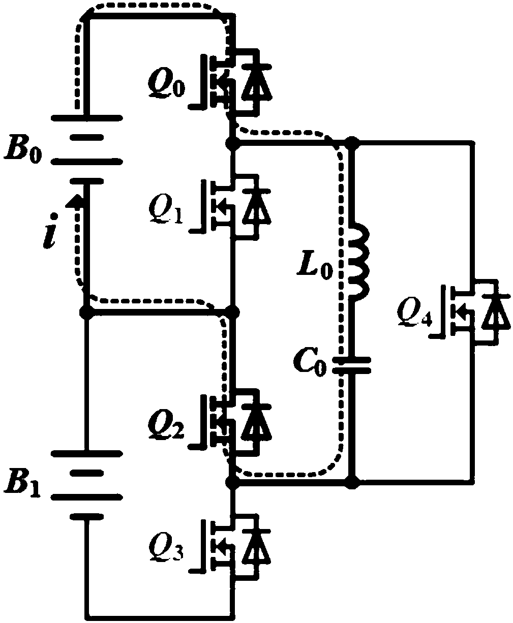 Adjacent Cell-to-Cell equalization circuit and control method based on three-resonance state lc conversion