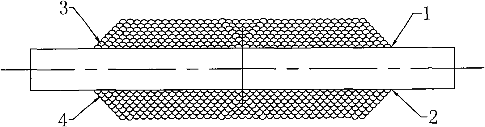 Method for manufacturing test piece of hgdrogen induced cracking (HIC) and sulfide stress cracking (SSC) of welding material melting laid metal