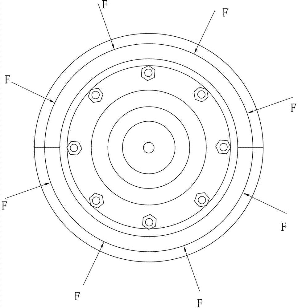 Centrifugal steel mould hub repairing process