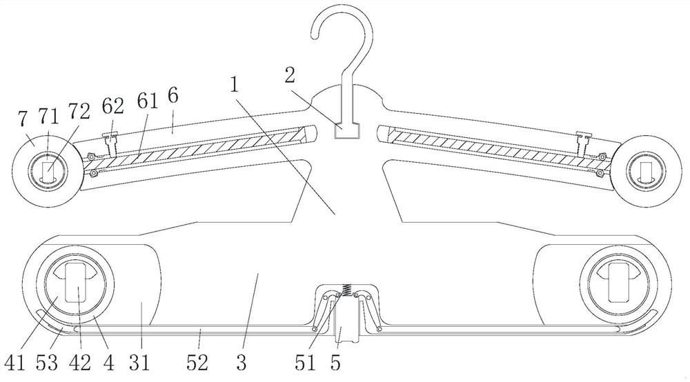 Hanging equipment for down jacket production